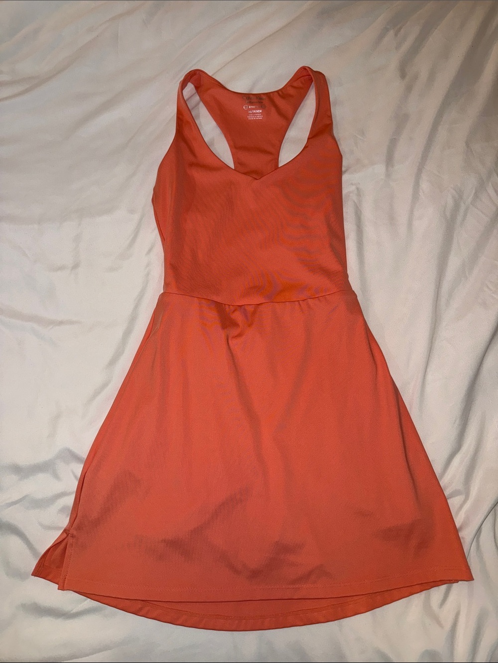 Coral Athletic Racerback Dress